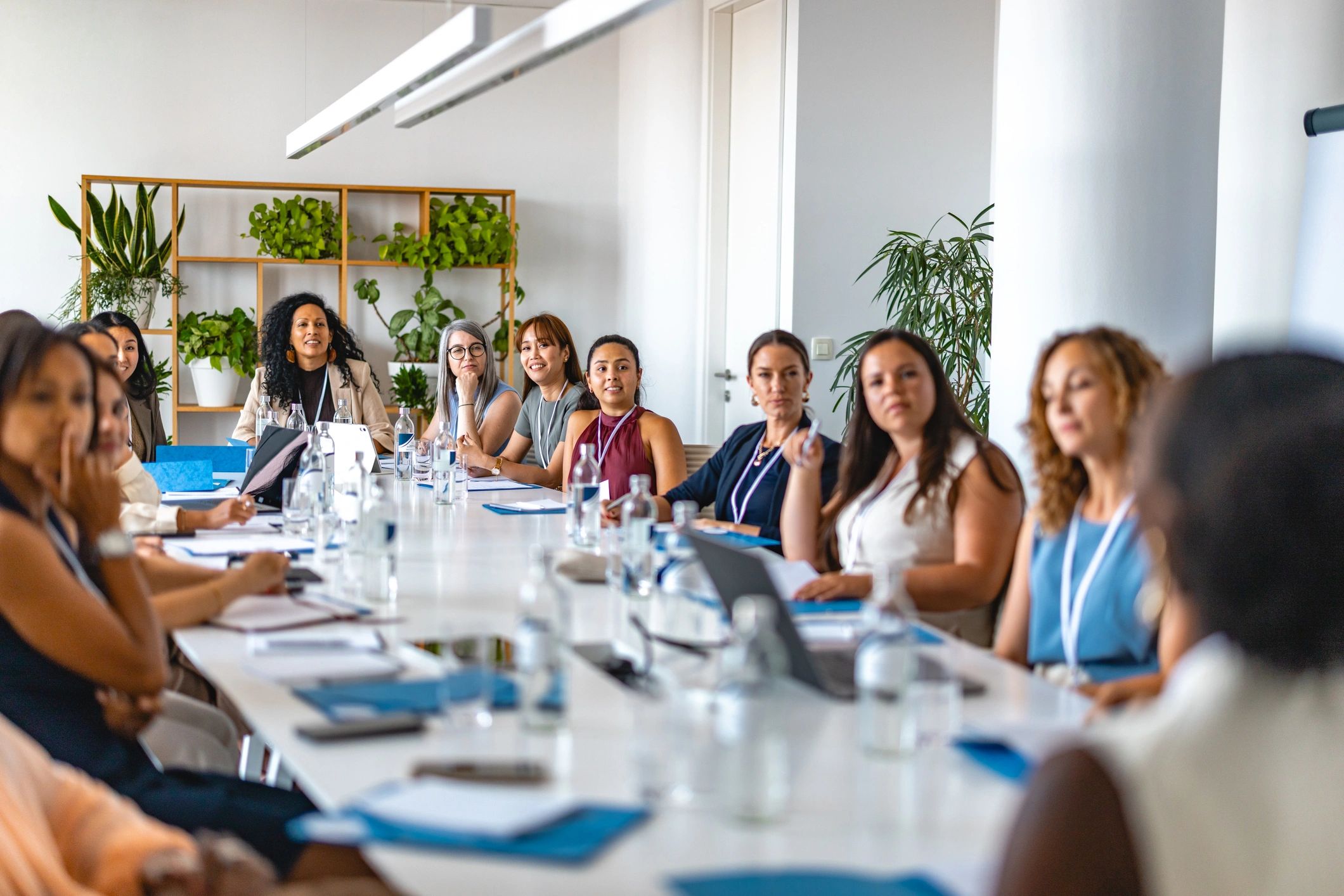 Business leaders in a strategic meeting
